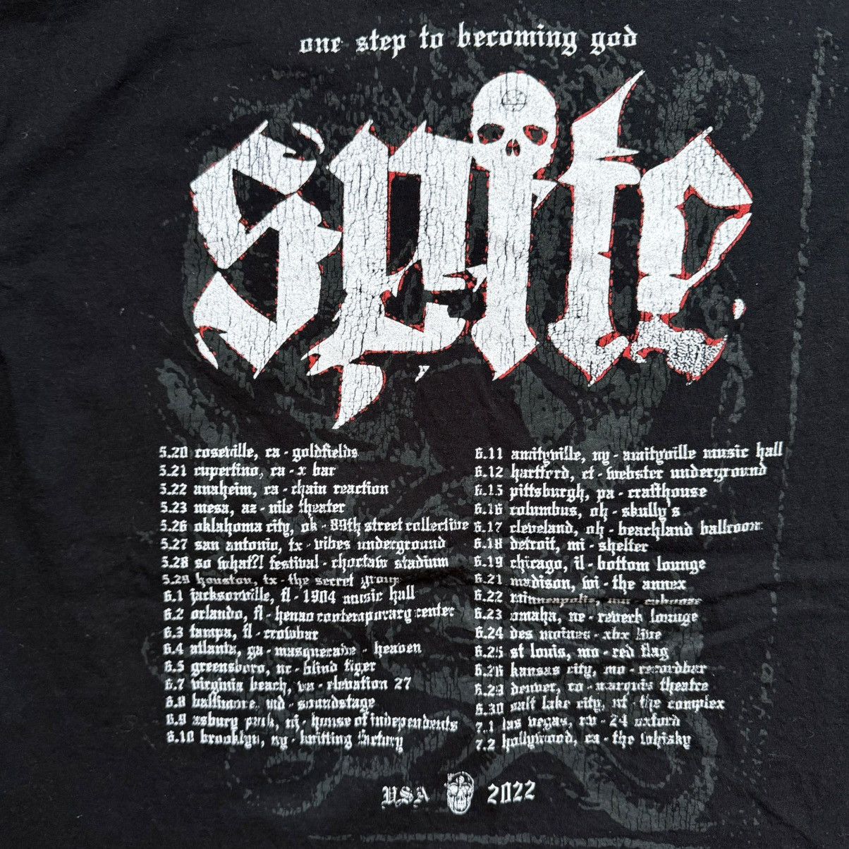 Band Tees Spite One Step To Becoming God VIP T-Shirt Size US L / EU 52-54 / 3 - 6 Thumbnail