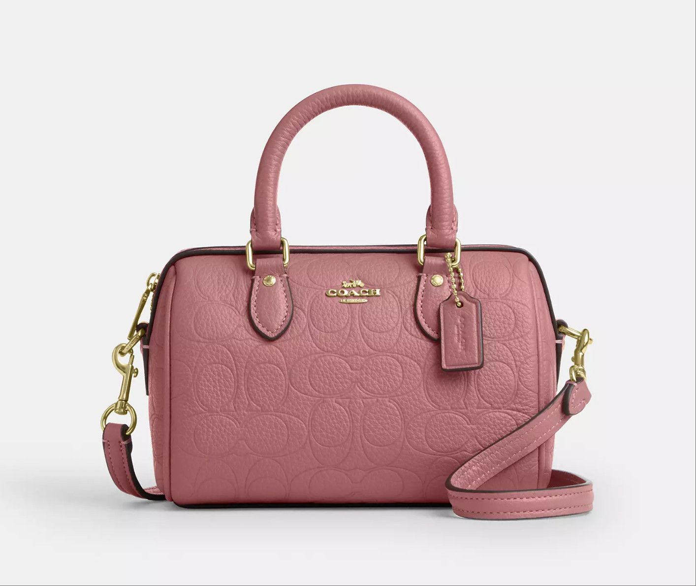 Coach Mini Rowan Crossbody Bag In Signature Leather CCF28 Size ONE SIZE - 6 Thumbnail