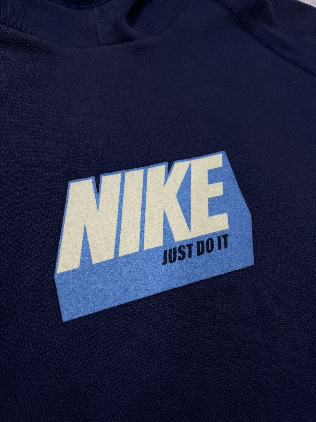 Nike × Nike ACG × Vintage Vintage Nike Just Do It Navy Hoodie Big Logo Ninja Style Y2K Size US XL / EU 56 / 4 - 5 Thumbnail