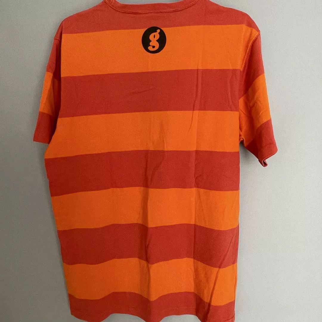 GOODENOUGH goodenough orange striped short sleeve tee Size US L / EU 52-54 / 3 - 1 Thumbnail