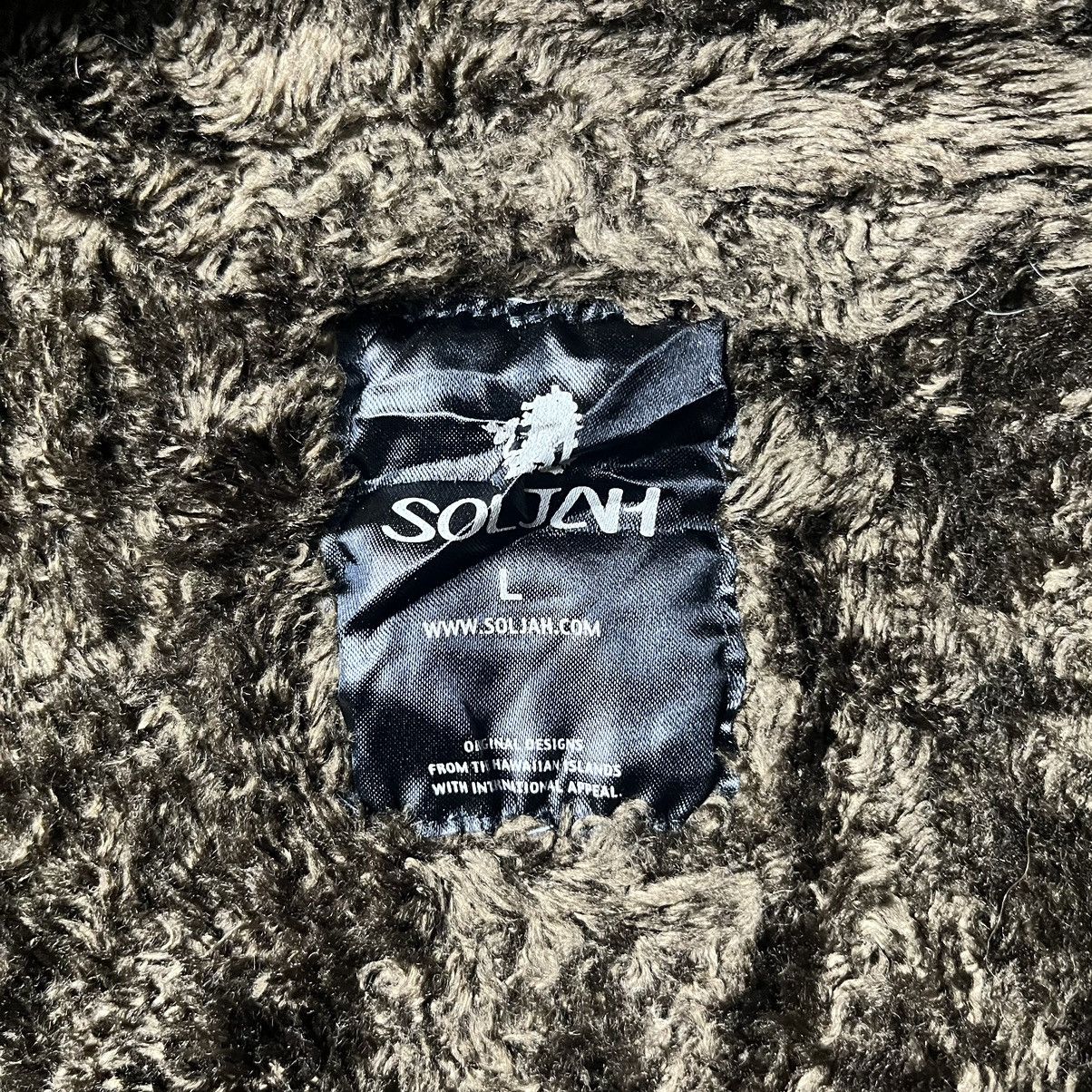 If Six Was Nine × Japanese Brand × Le Grande Bleu (L.G.B.) VINTAGE SOLJAH FUR LINED BONDAGE HEAVY JACKET Size US L / EU 52-54 / 3 - 7 Thumbnail