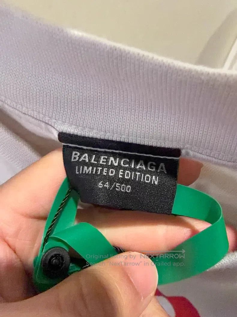 Balenciaga Balenciaga White T-Shirt Size US S / EU 44-46 / 1 - 3 Thumbnail