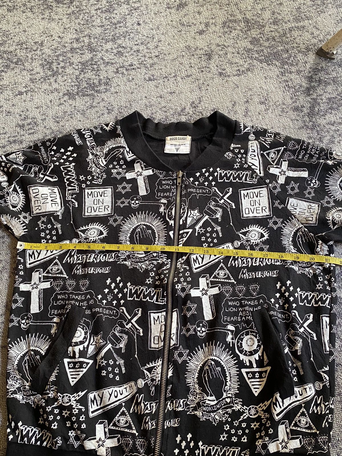 Hysteric Glamour Y2k Rock Candy skull ifsixwasnine bomber Size US M / EU 48-50 / 2 - 10 Thumbnail
