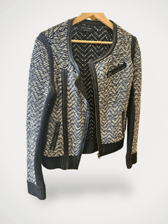 RAG & BONE Razor floral-print cotton-blend velvet blazer