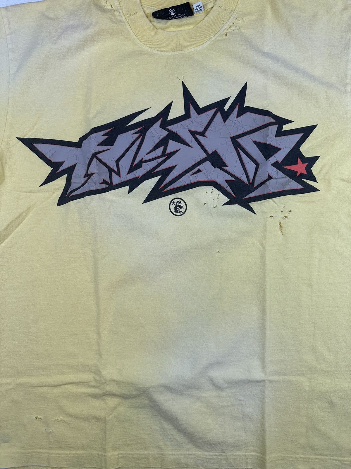 HELLSTAR Hellstar Cracked Print T-shirt Size US L / EU 52-54 / 3 - 2 Thumbnail