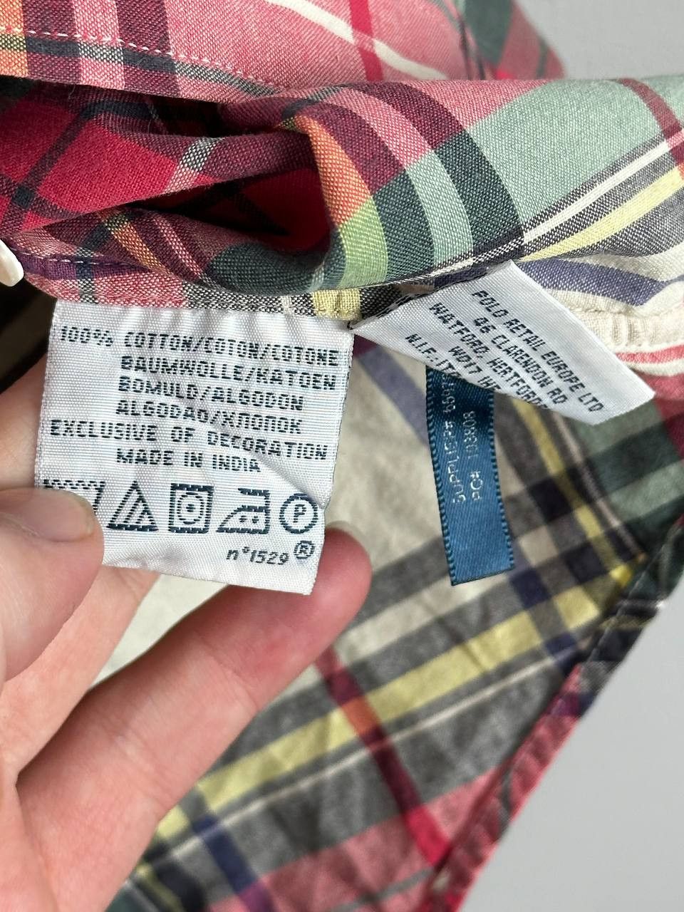 Polo Ralph Lauren Vintage Polo Ralph Lauren Plaid Short Sleeve Shirt Size US M / EU 48-50 / 2 - 10 Thumbnail