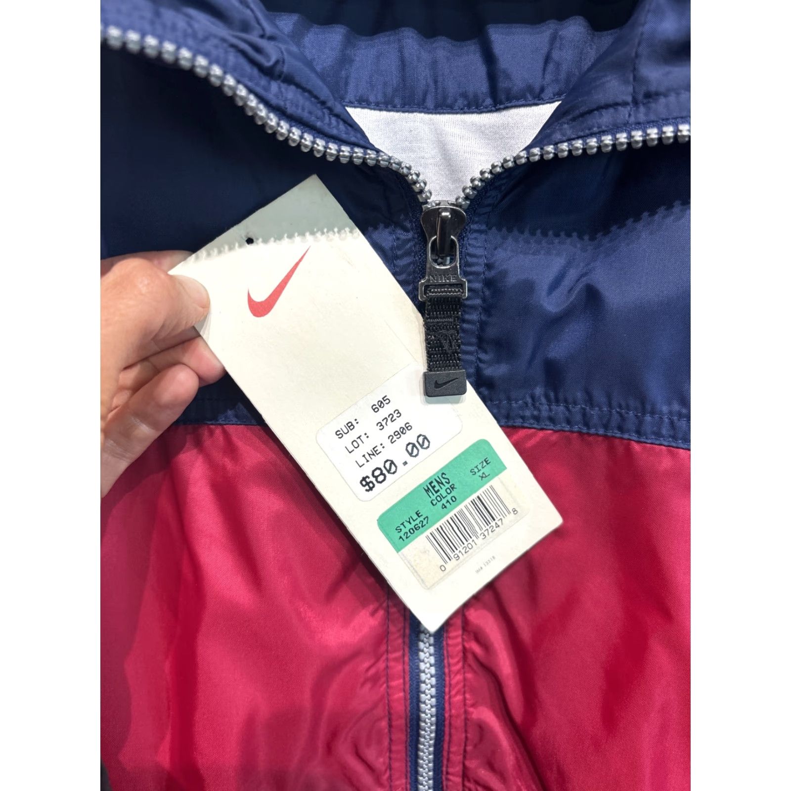 Nike VINTAGE Nike Spellout Full Zip Windbreaker Jacket Coat Swoosh Logo Mens XL VTG 90s Size US XL / EU 56 / 4 - 5 Thumbnail