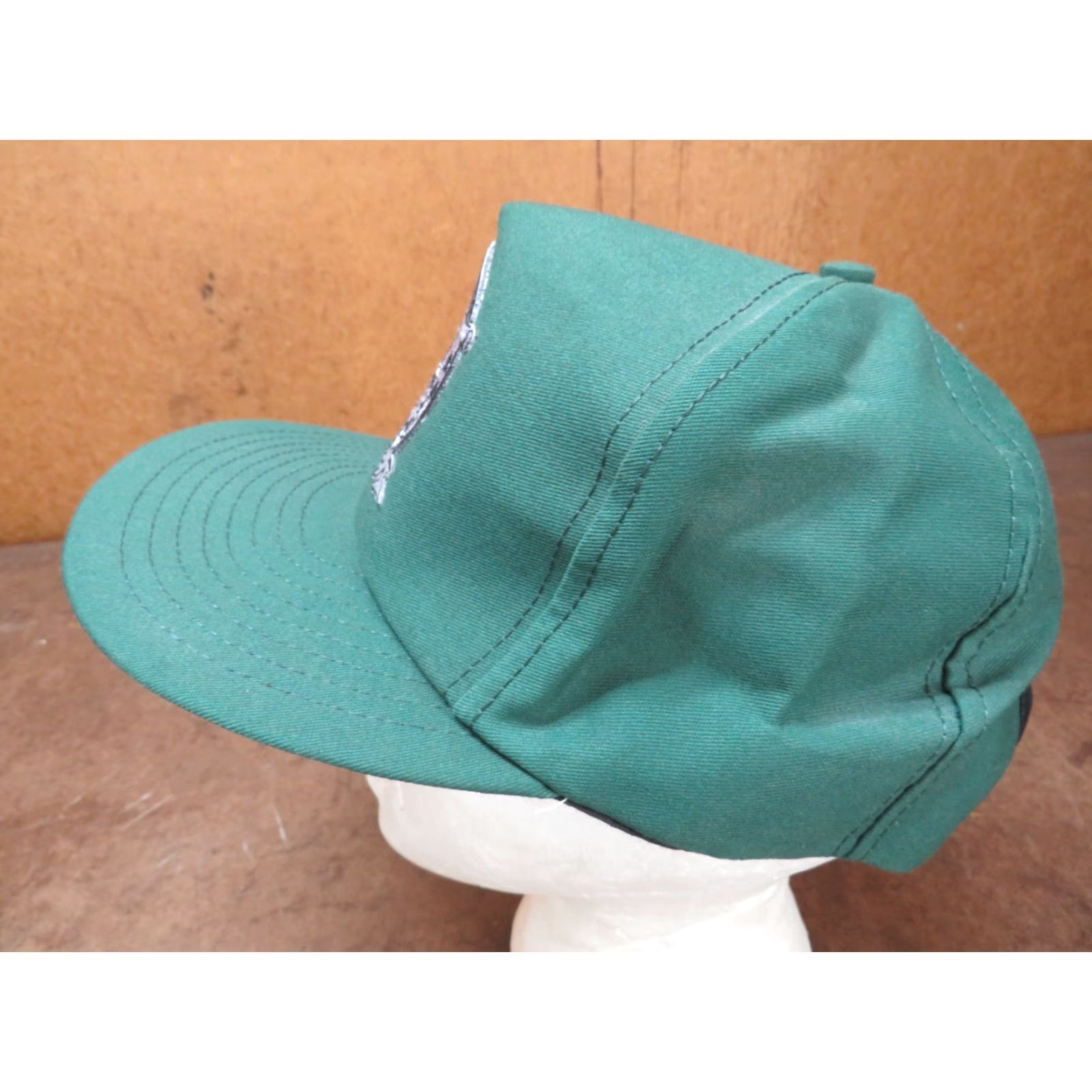 John Deere VINTAGE HaT Trucker Cap Hat Green John Deere JD Plow Bringing home Promise Adjustable 1980s Advertising Look: Trucker Hats Mens Girls Boys Size ONE SIZE - 3 Thumbnail