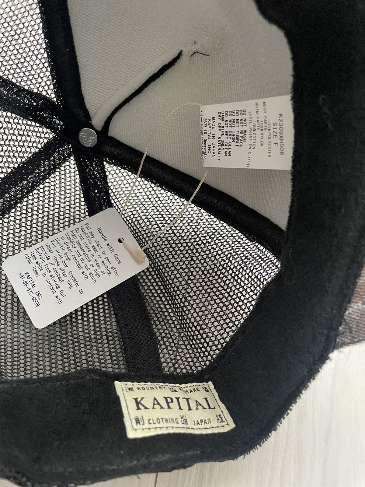 Kapital × Kapital Kountry Kapital Beethoven Trucker Hat Japan Exclusive Size ONE SIZE - 2 Thumbnail
