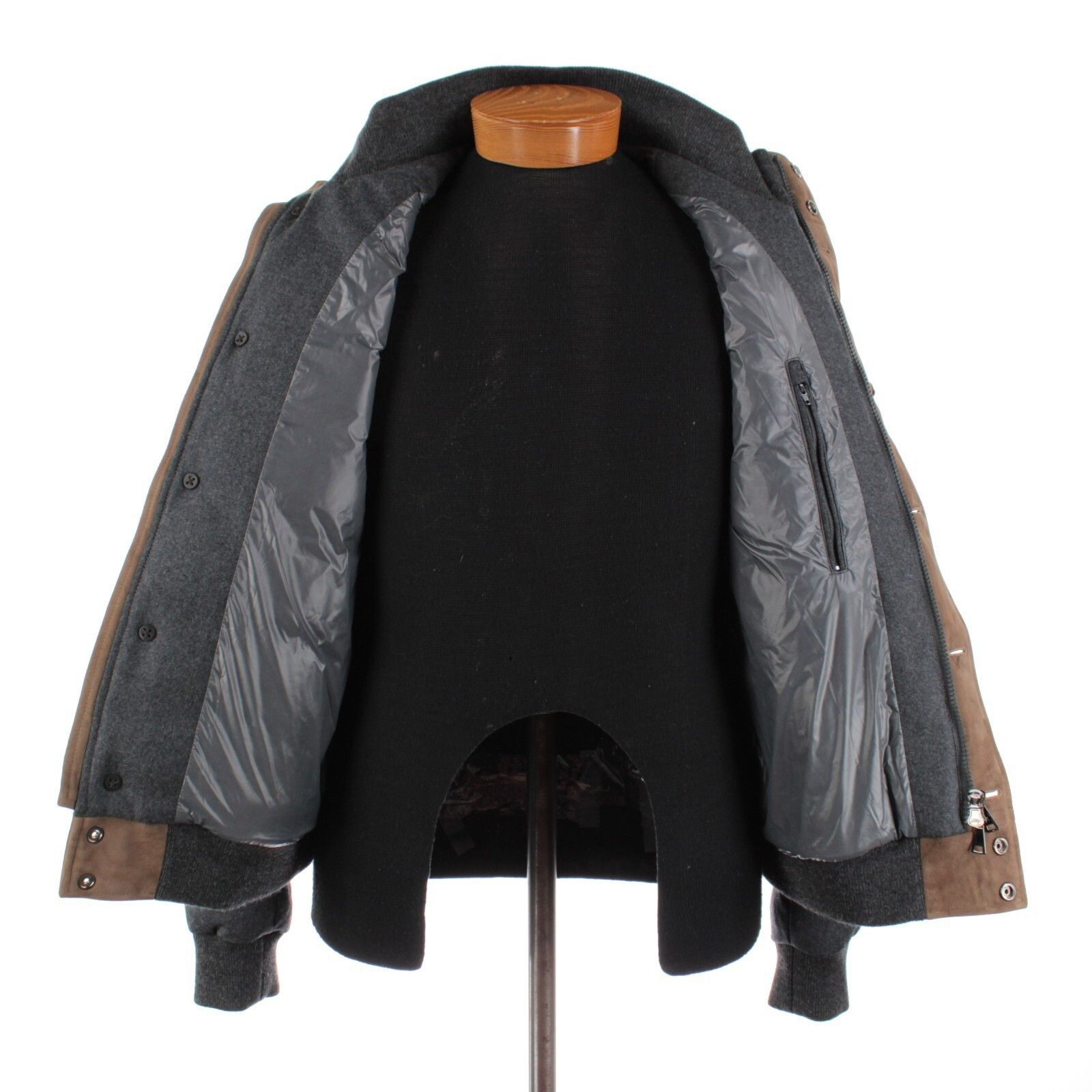 Zanella Zanella Jacket Size M US In Brown Wool & Suede Size US M / EU 48-50 / 2 - 8 Thumbnail