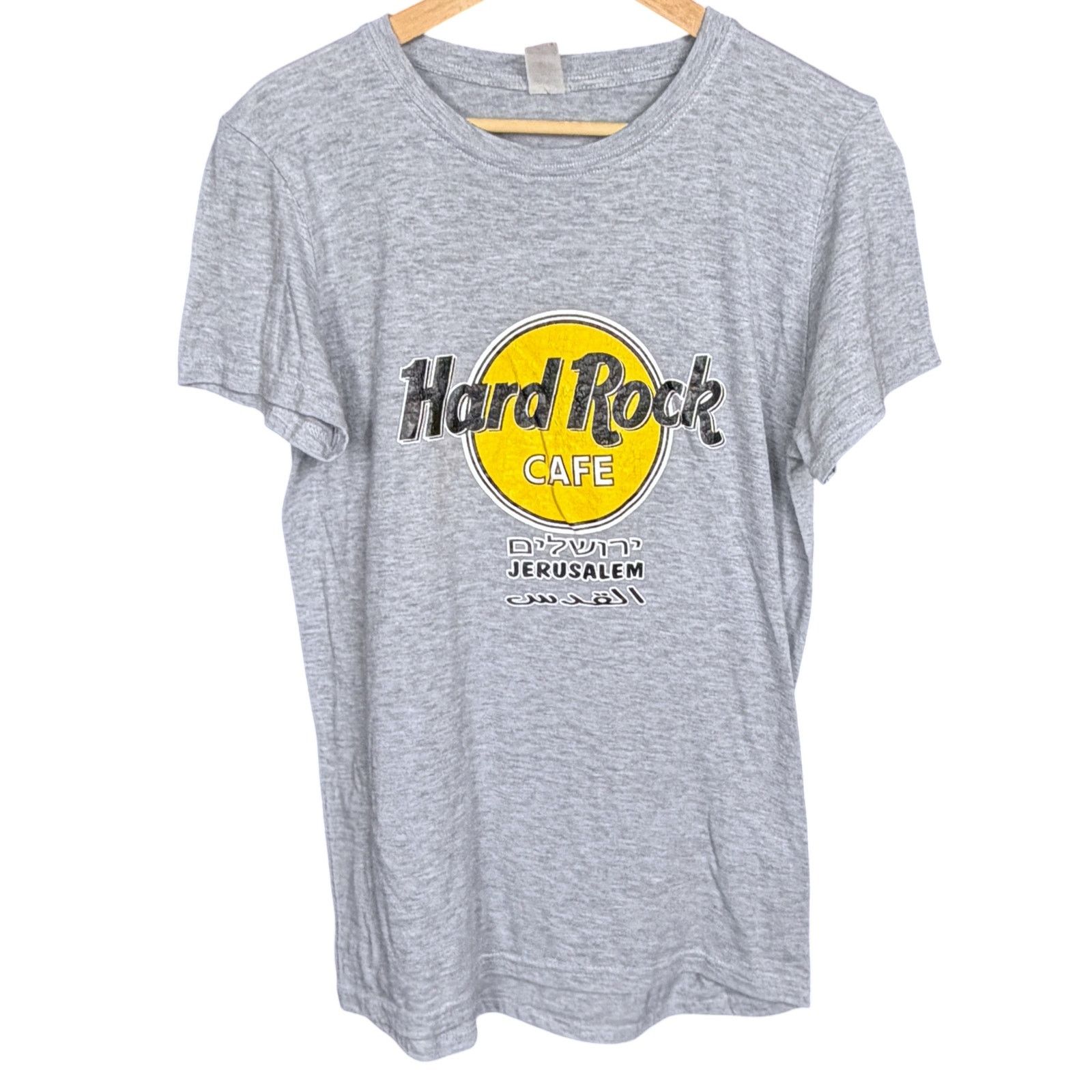 Hard Rock Cafe Vintage 90s Y2k Hard Rock Jerusalem Mens S/S Sleeve T-Shirt Size US S / EU 44-46 / 1 - 3 Thumbnail