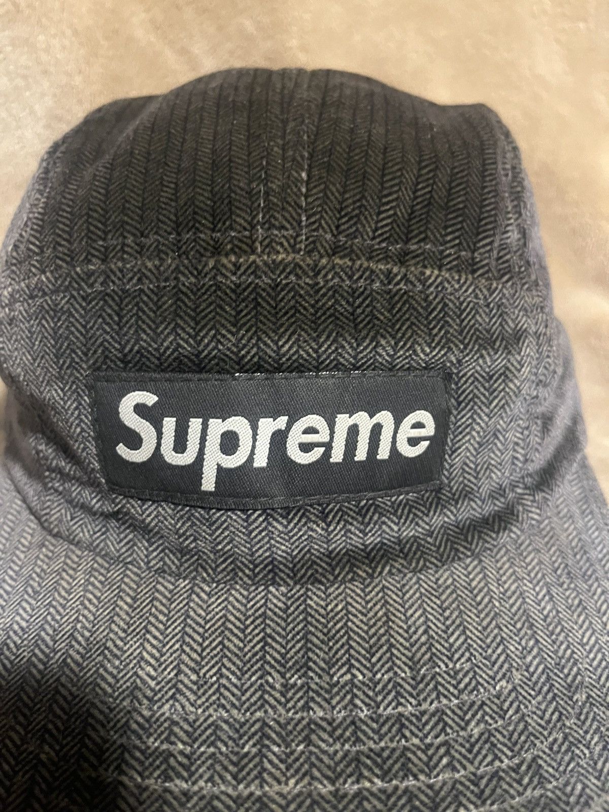 Supreme Vintage Y2K 2000’s made in USA Supreme 5 Panel Felt Cap Size ONE SIZE - 3 Thumbnail