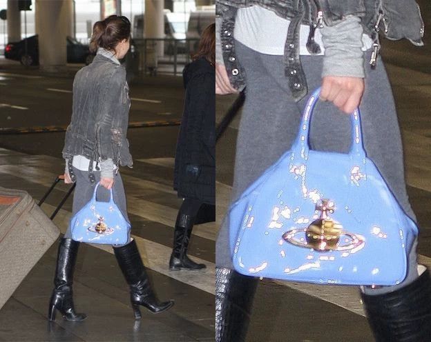 Vivienne Westwood Vivienne Westwood size os Baby Blue big logo bowling bag Size ONE SIZE - 7 Thumbnail