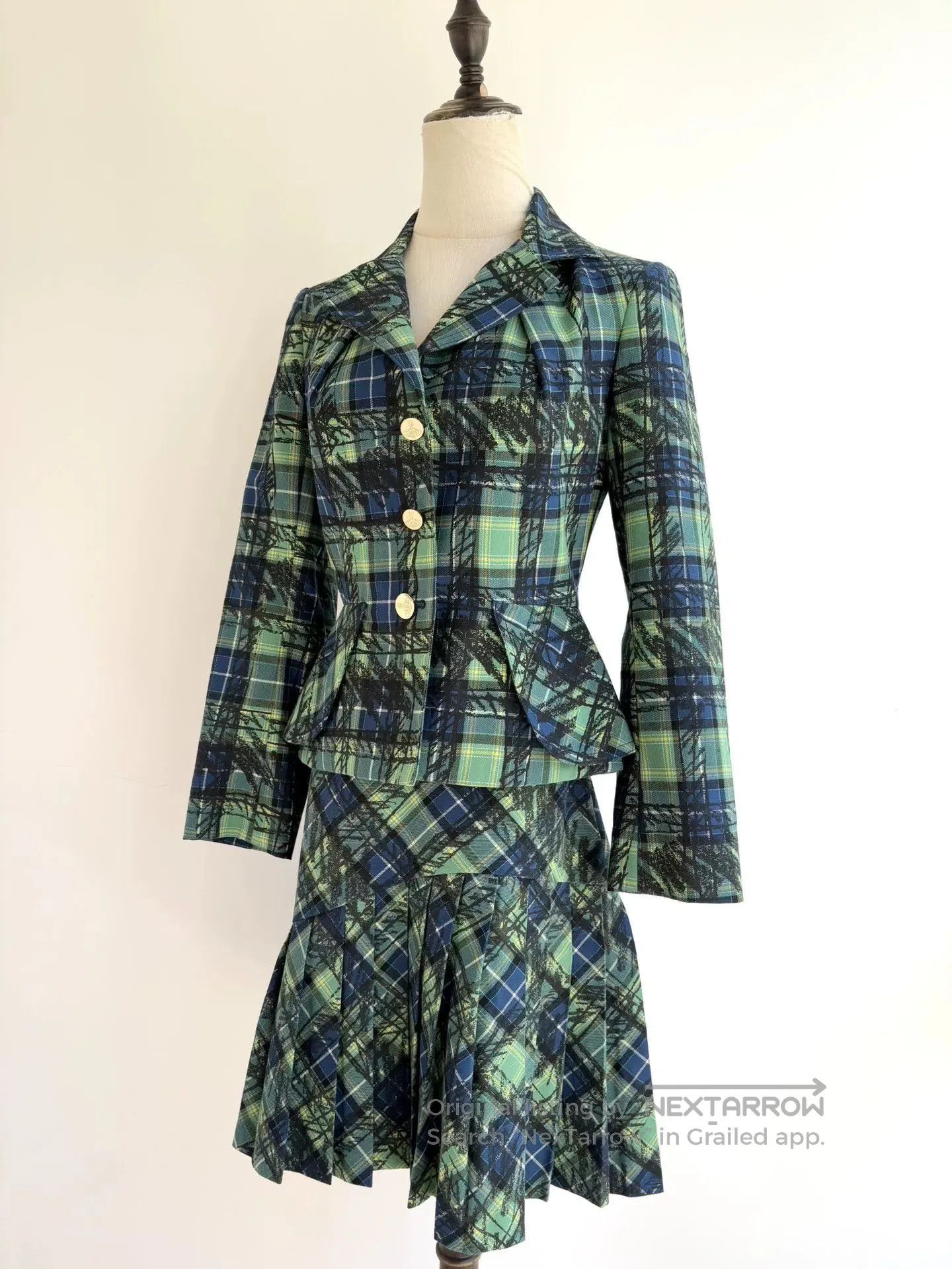 Vivienne Westwood vivienne westwood green plaid suit set. Size M / US 6-8 / IT 42-44 - 5 Thumbnail