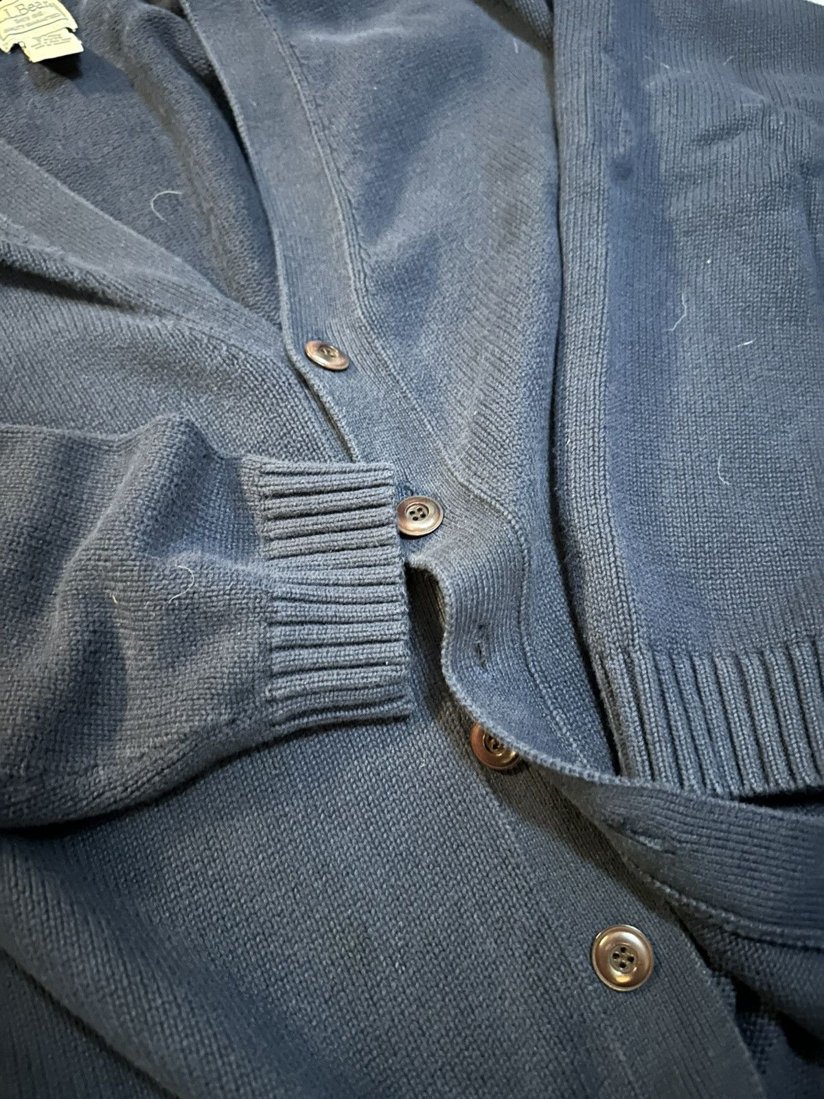 L.L. Bean × Vintage Vintage Navy LL Bean Cardigan Size US XL / EU 56 / 4 - 4 Thumbnail