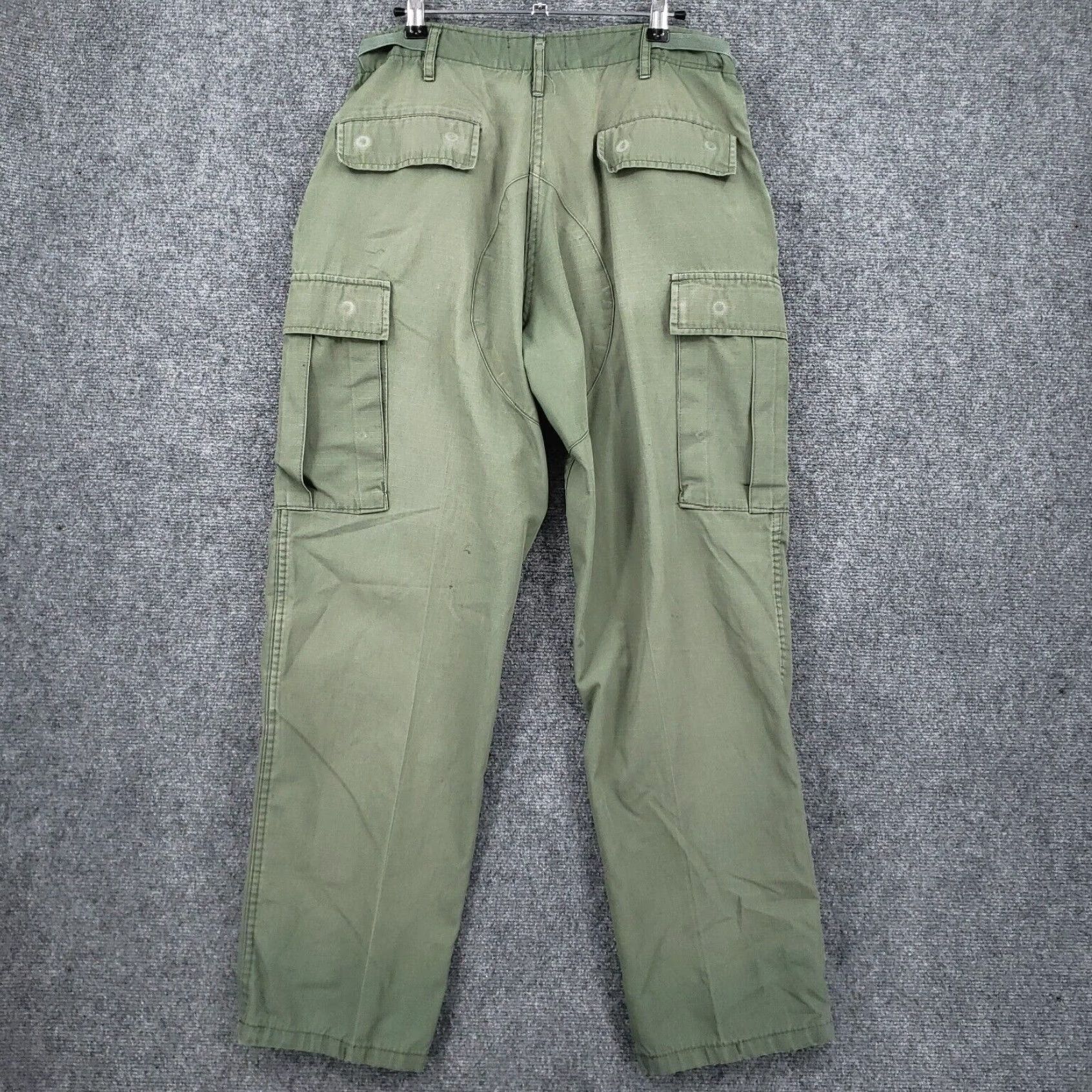 Vintage Tru Spec Mens Cargo Straight Leg Button Fly Utility Pants Size US 31 - 2 Thumbnail