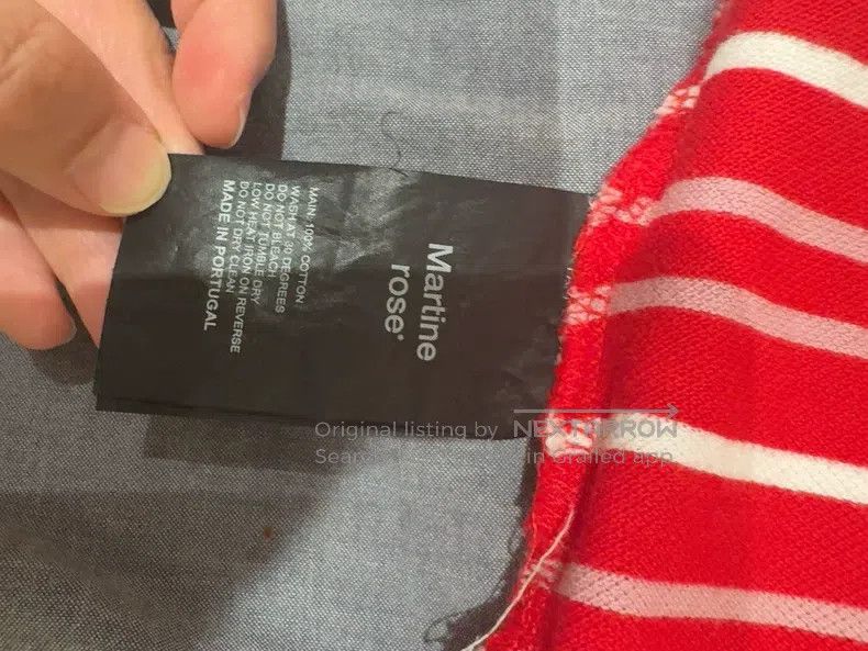Martine Rose Martine Rose Red striped polo Size XXS / US 00 / IT 34 - 4 Thumbnail