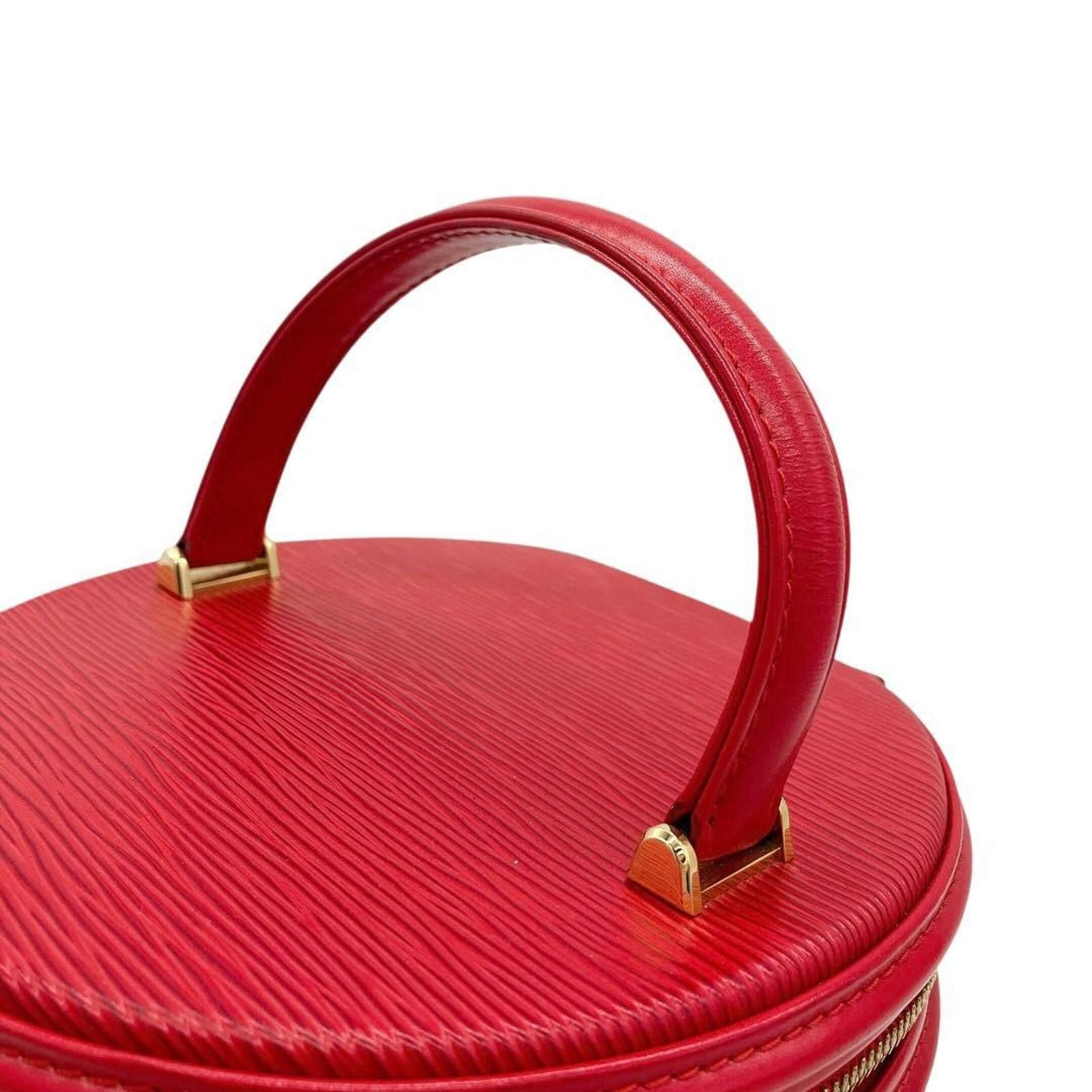 Louis Vuitton Louis Vuitton - Red Epi Leather Round Handbag Size ONE SIZE - 6 Thumbnail