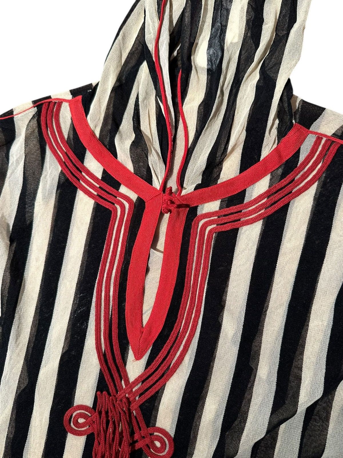 Jean Paul Gaultier Jean Paul Gaultier Soleil Hooded Mesh Top – 2002 Deadstock Size S / US 4 / IT 40 - 10 Thumbnail