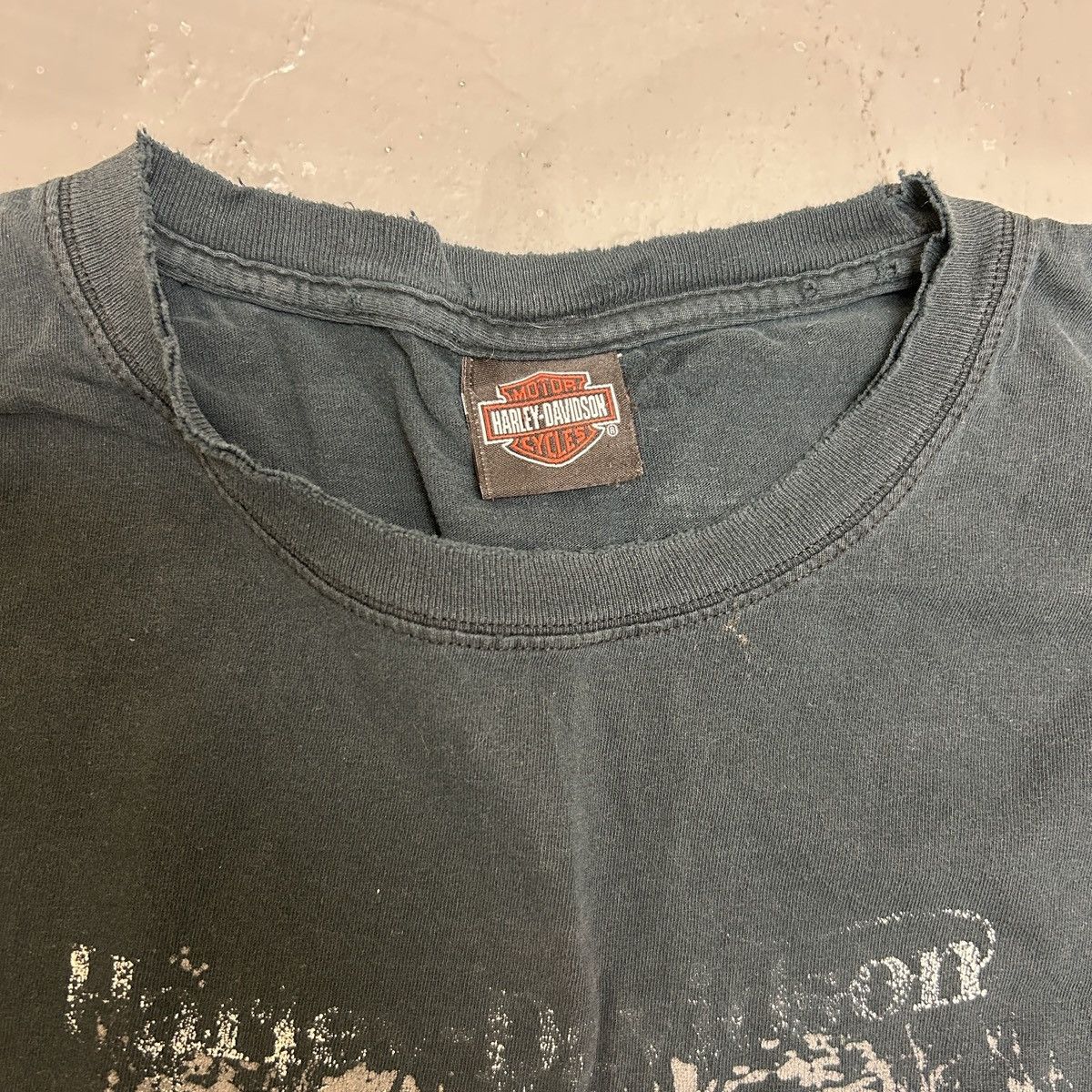 Harley Davidson XXL Vintage Harley Wolf Tee Crazy Fade Size US XXL / EU 58 / 5 - 6 Thumbnail
