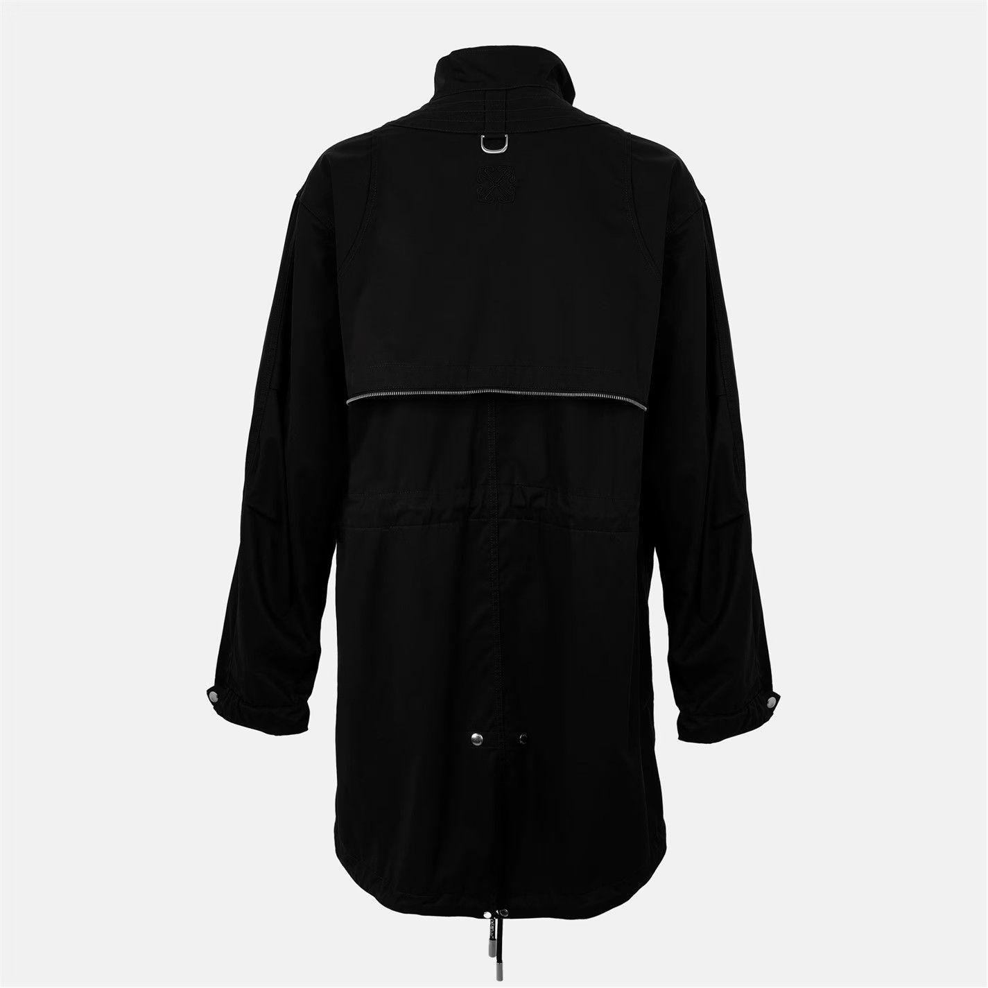Off-White o1g2r1mq0326 Industrial Hooded Parka in Black Size US XL / EU 56 / 4 - 2 Thumbnail