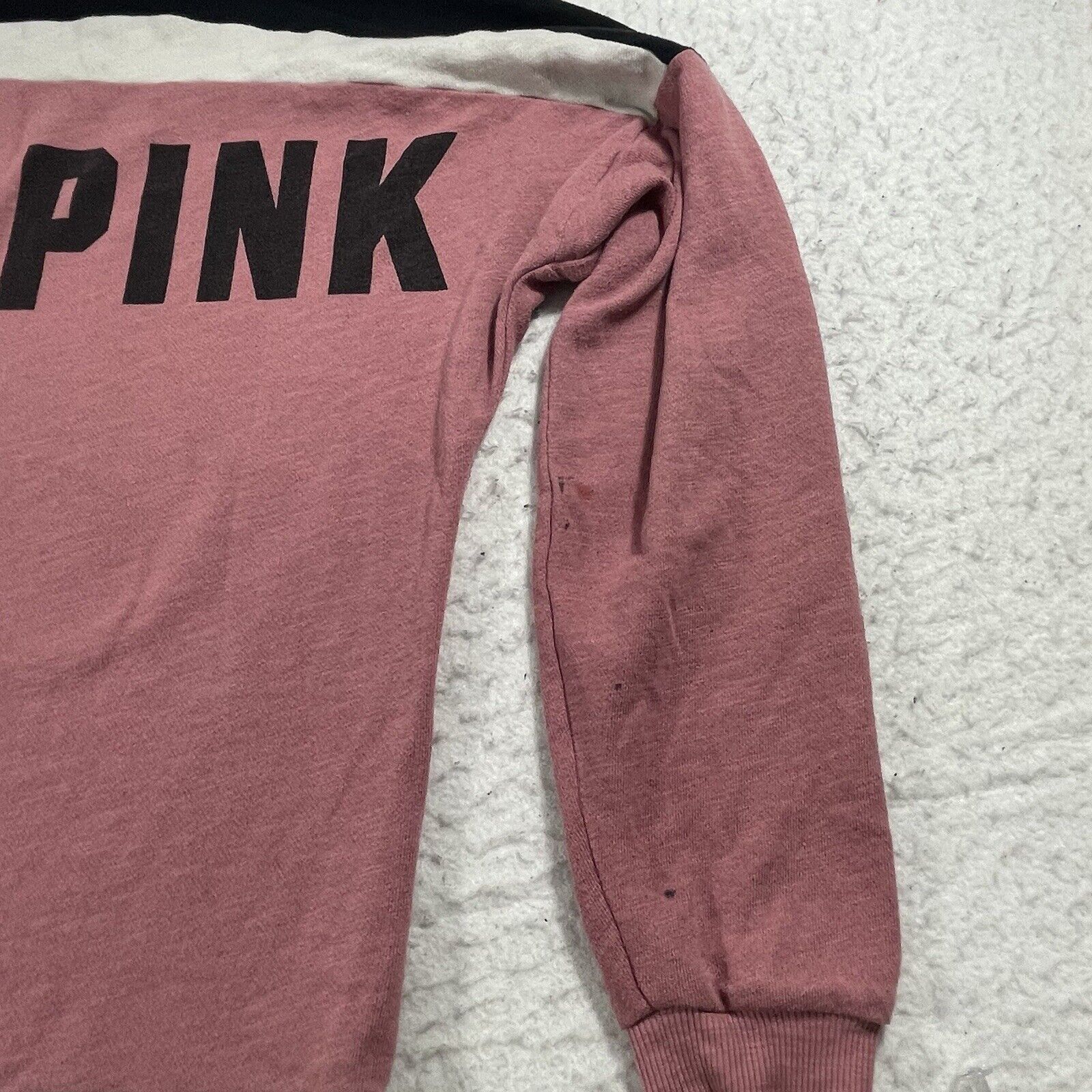 Victoria's Secret Victoria's Secret PINK Lightweight Pullover Sweatshirt Size XS / US 0-2 / IT 36-38 - 10 Thumbnail