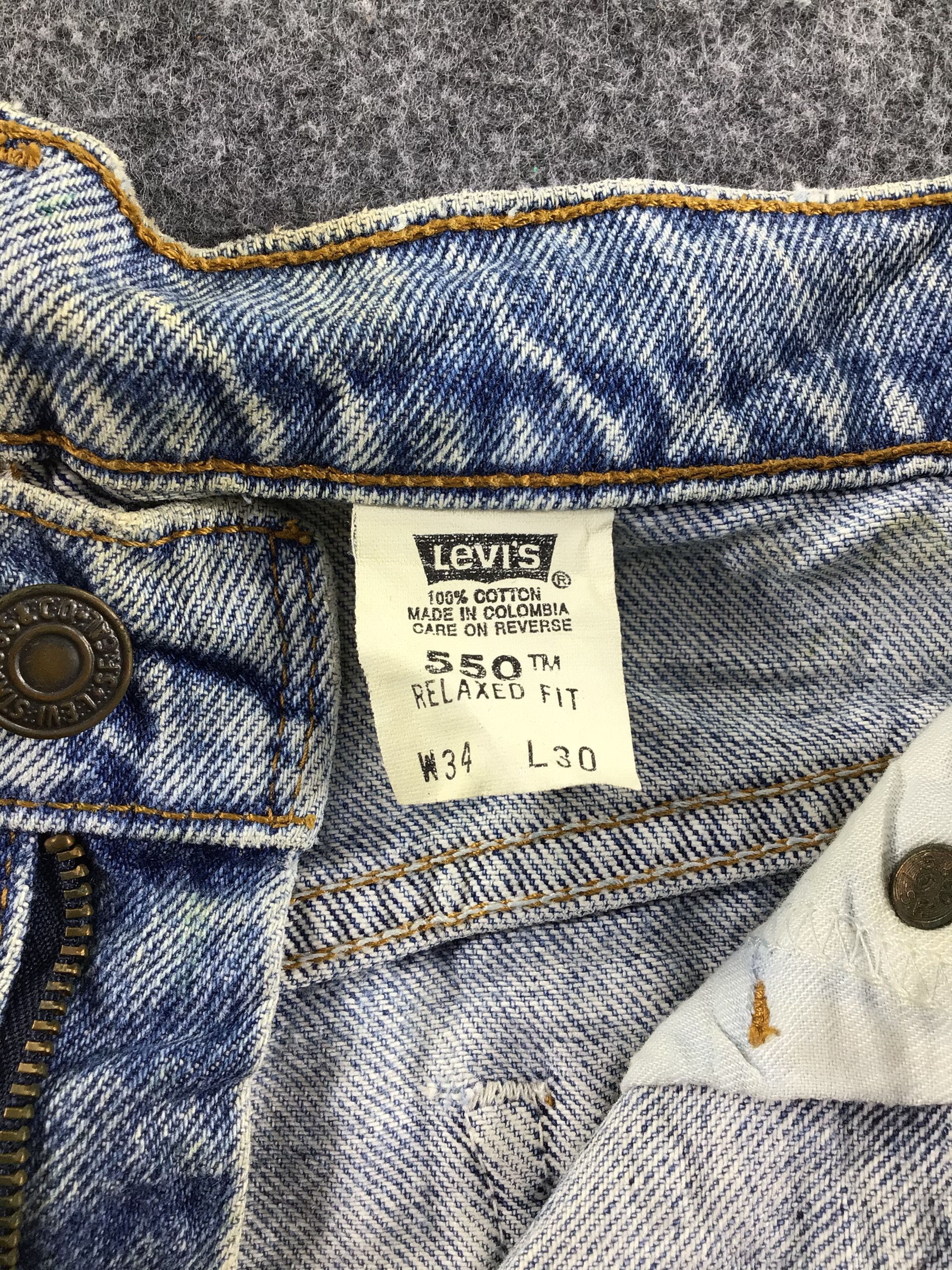 Levi's Vintage Levis 550 Orange Tab Jeans-J331 Size US 34 / EU 50 - 9 Thumbnail