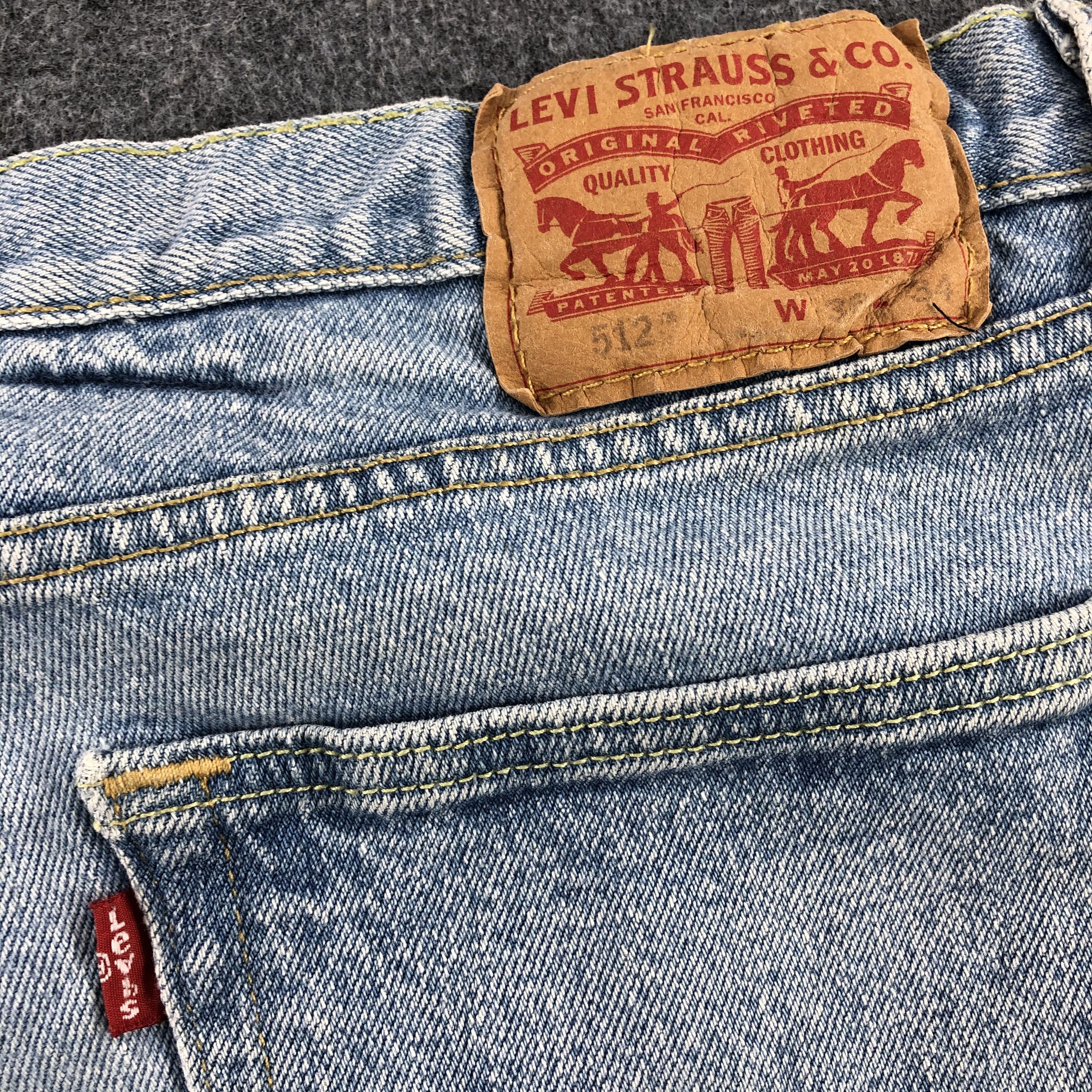 Levi's × Vintage Vintage Light Wash Levis 512 Jeans-JM1830 Size US 37 - 4 Thumbnail