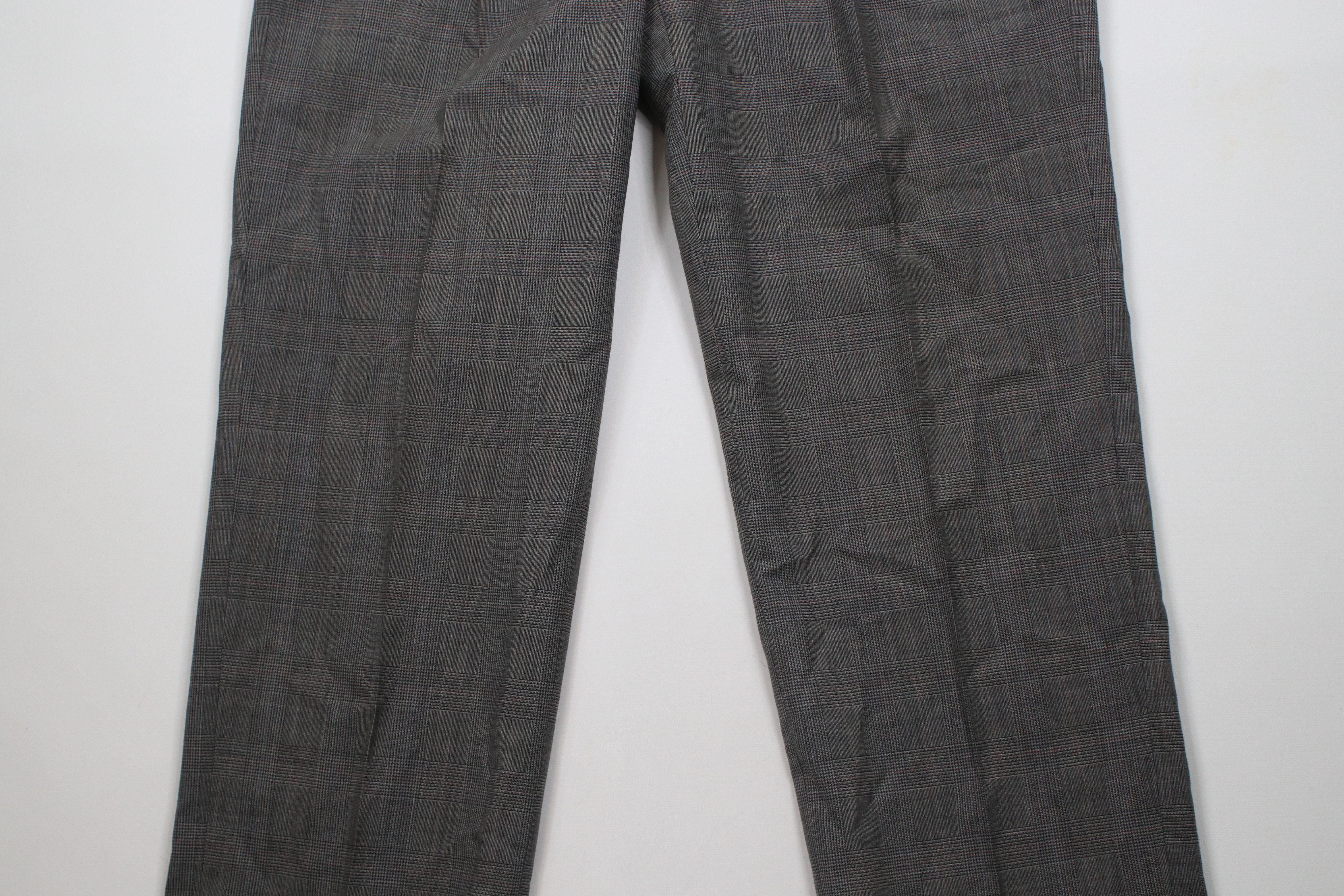 Vintage Vintage 70s Streetwear Wide Leg Chino Pants Houndstooth Size US 34 / EU 50 - 3 Thumbnail