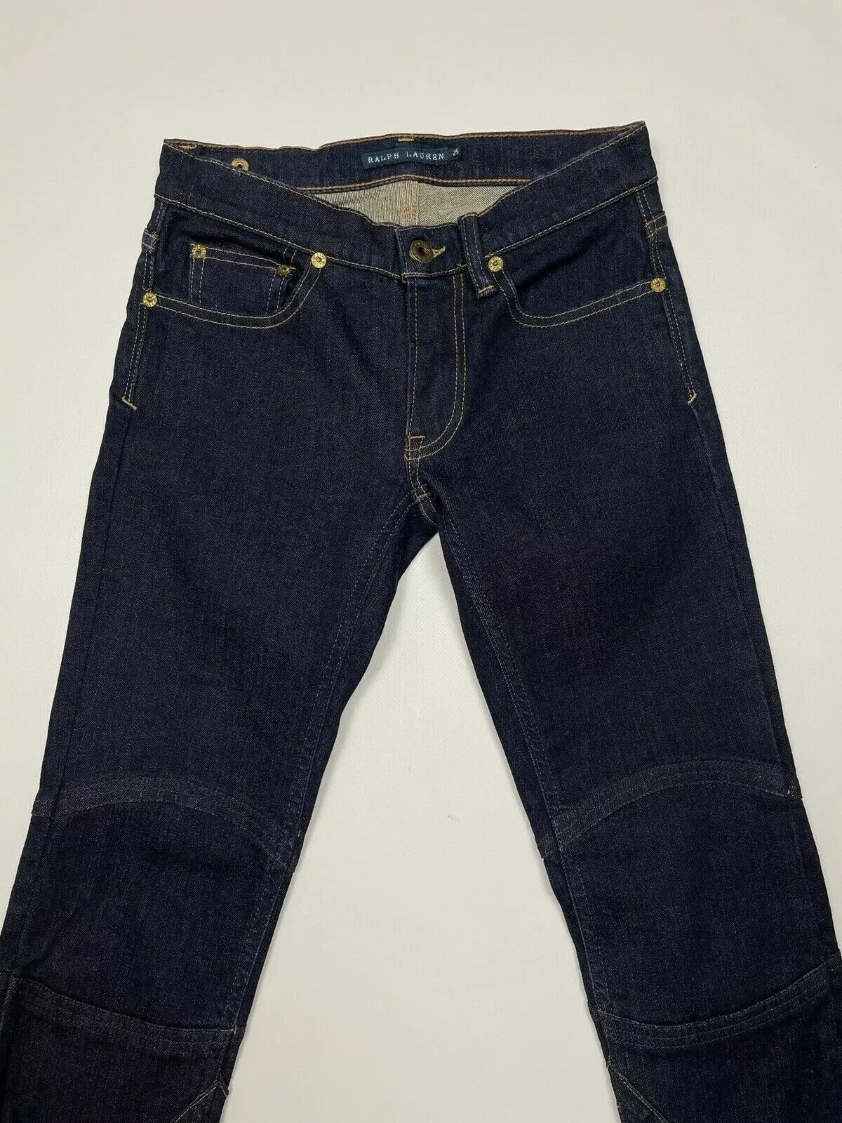 Ralph Lauren Ralph Lauren Women’s Zip Biker Skinny Horse Ridding Jeans Size 25" / US 0 / IT 36 - 8 Thumbnail
