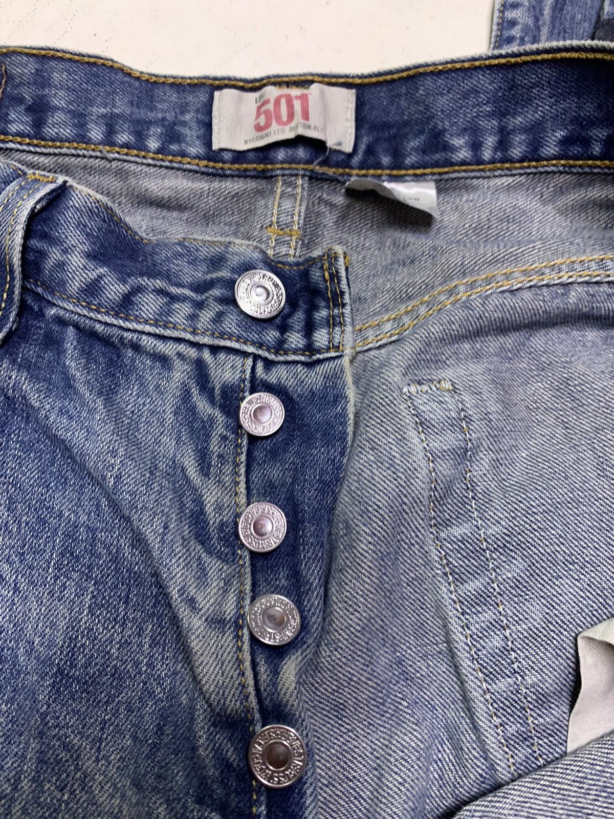 Levi's Vintage Clothing Levis Distressed denim custom Size US 34 / EU 50 - 17 Thumbnail