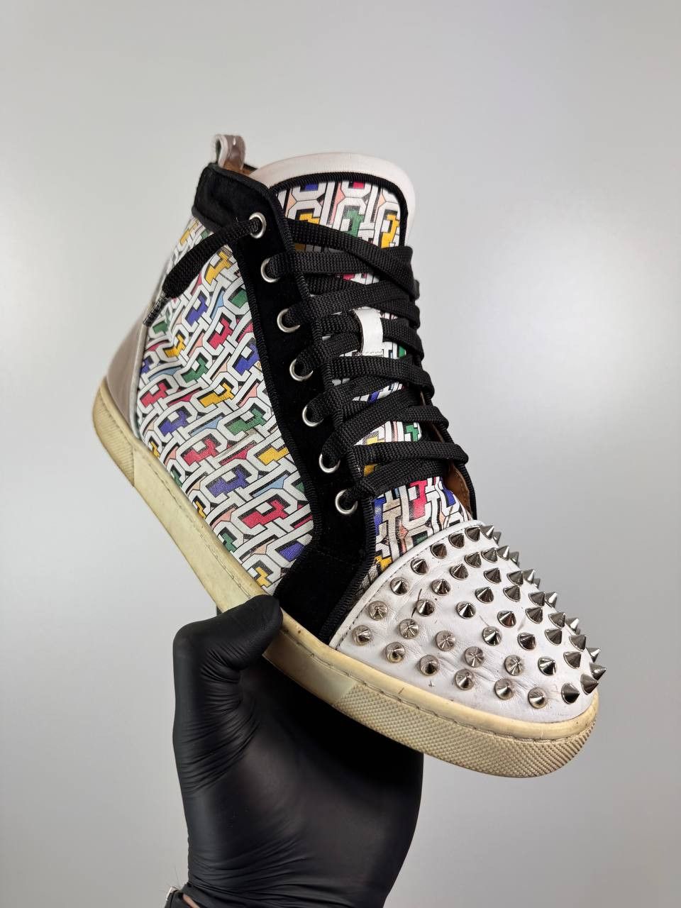 Christian Louboutin Christian Louboutin Louis Spikes Orlato Pattern Sz 42 Size US 9 / EU 42 - 1 Thumbnail