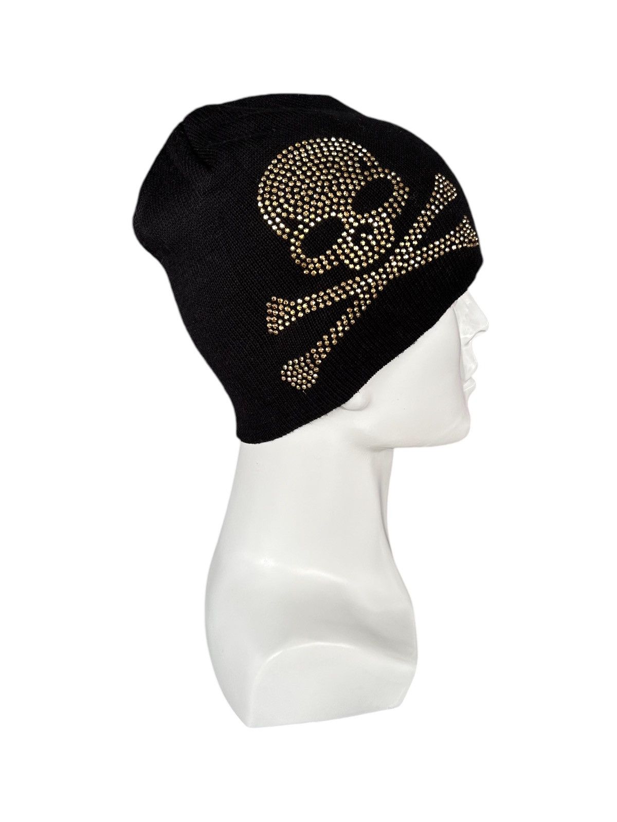 14th Addiction × Hysteric Glamour × Japanese Brand Japanese Skull Punk Bondage Style Beanie Hats snowcap Rare☠️🎌 Size ONE SIZE - 2 Thumbnail