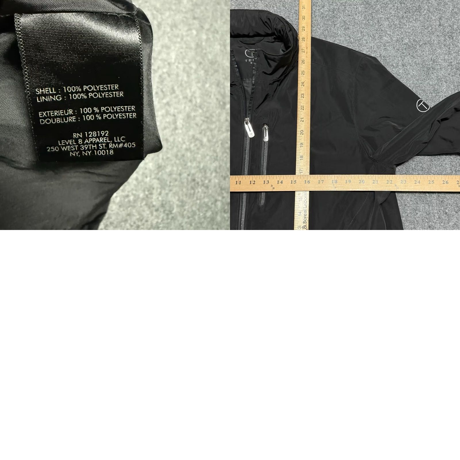 Tumi VINTAGE Tumi Jacket Mens Large Black T Tech Packable Hooded Softshell Windbreaker Travel Size US L / EU 52-54 / 3 - 8 Thumbnail