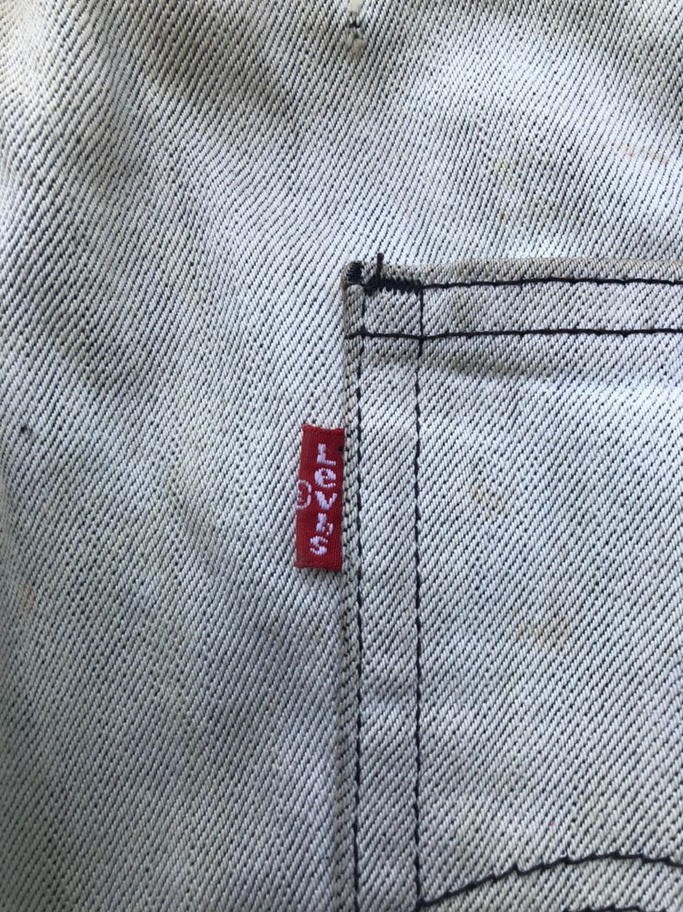 Levi's × Vintage Vintage Levi's Bleached Carpenter Denim Jeans Size US 34 / EU 50 - 6 Thumbnail