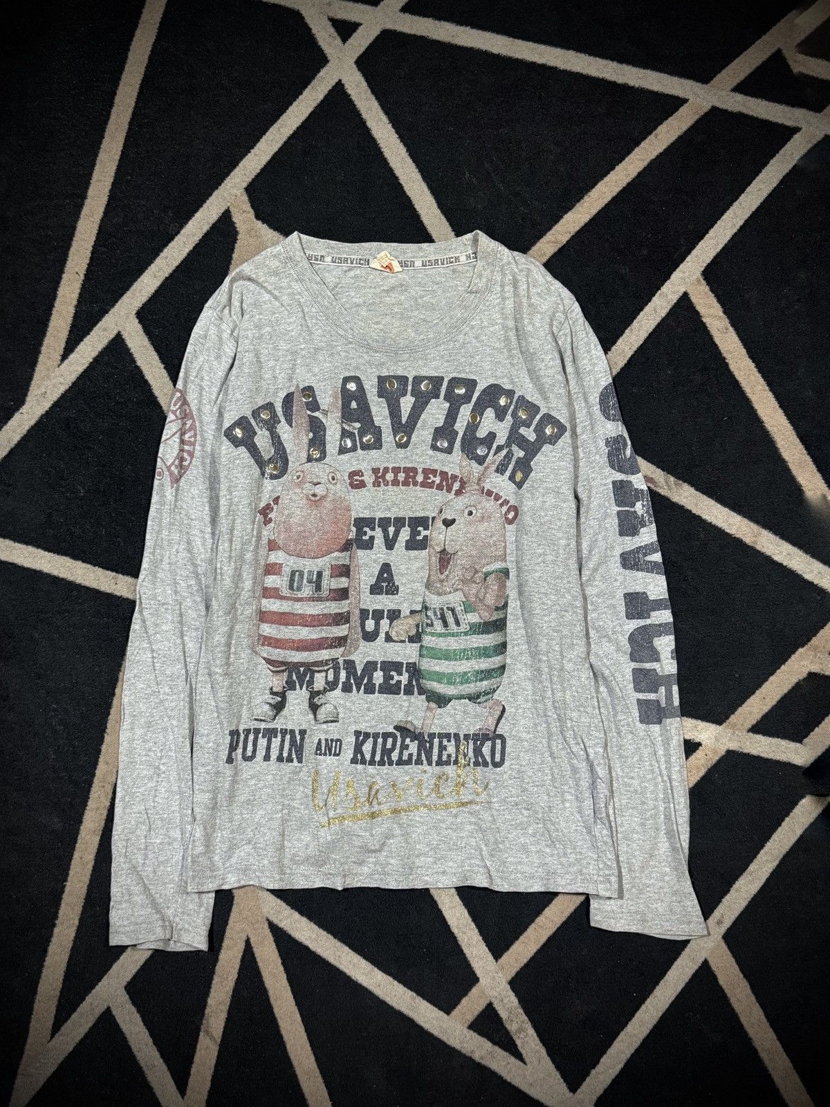 Hysteric Glamour Japanese 2000s Usavich Long Sleeve Size US M / EU 48-50 / 2 - 1 Thumbnail