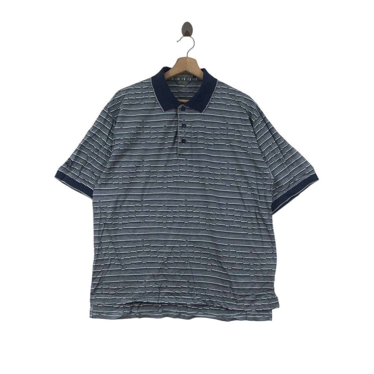 Descente Vintage DESCENTE INTERNATIONAL COLLECTION Polo Size US L / EU 52-54 / 3 - 1 Thumbnail