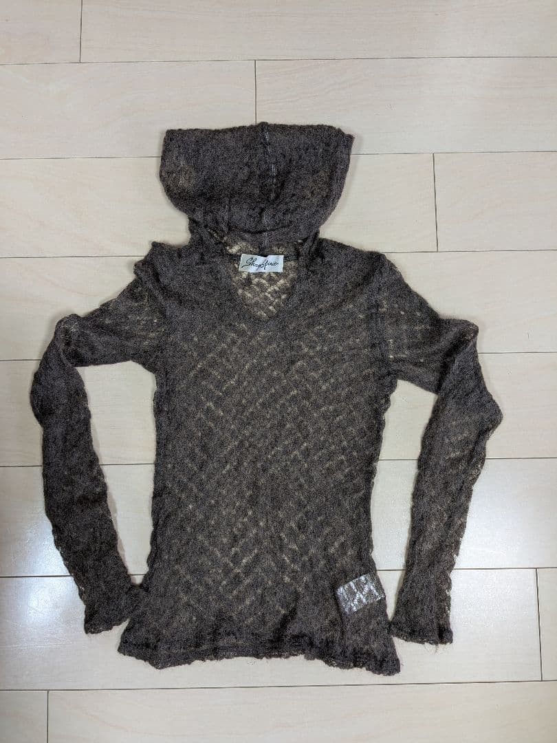 Share Spirit Mohair Hooded Top
