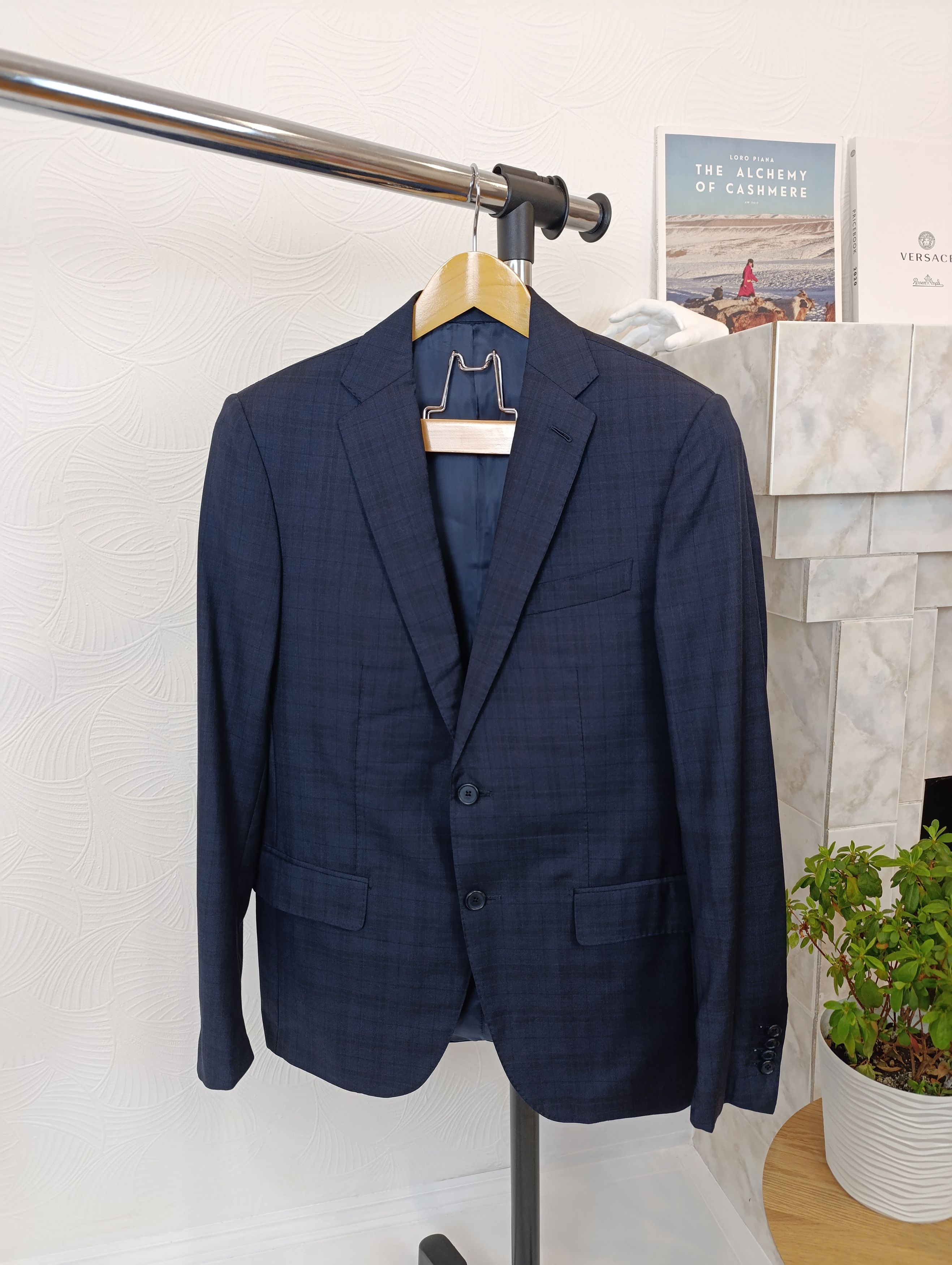 Caruso RAFFAELE CARUSO SUIT BY LORO PIANA TASMANIAN SUPER 150 WOOL Size 48R - 2 Thumbnail