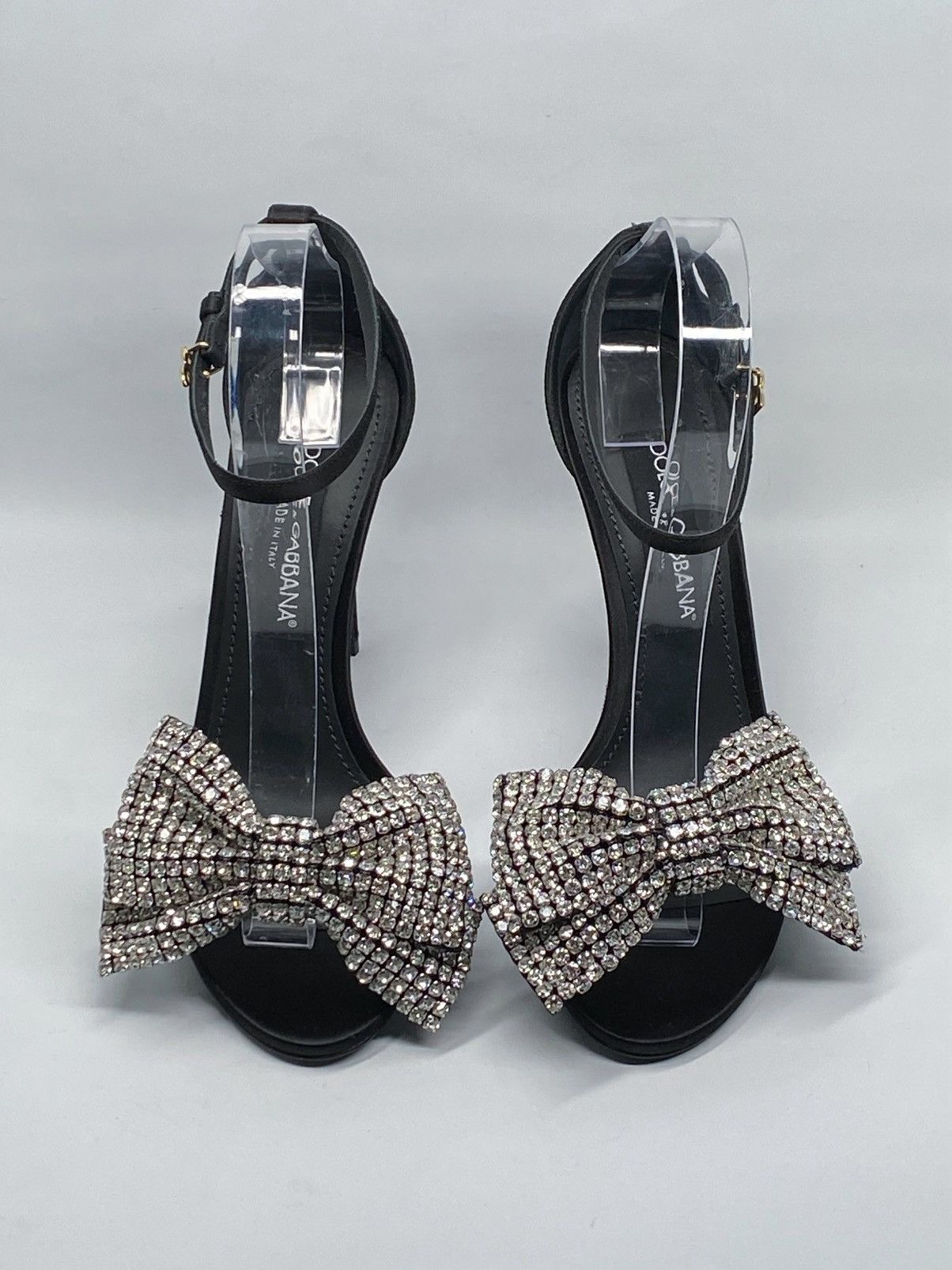 Dolce & Gabbana Dolce&Gabbana 100MM Crystal-Embellished Bow Sandals size 39 Size US 9 / IT 39 - 6 Thumbnail