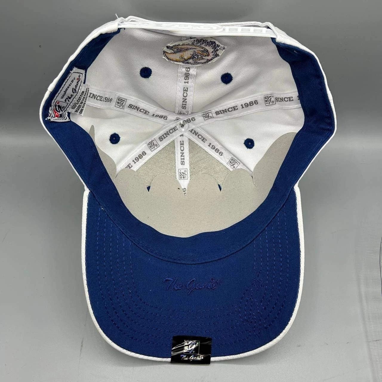The Game Kansas Jayhawks Hat Men White Blue The Game Snap Back Cotton Size ONE SIZE - 2 Thumbnail