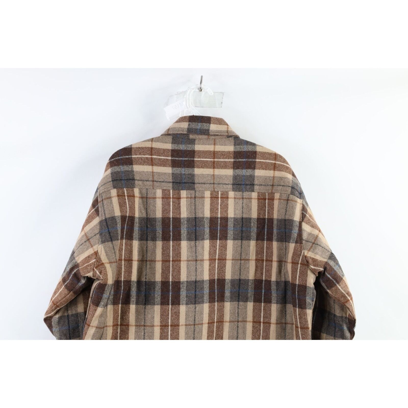 Vintage Vintage 90s Streetwear Lined Wool Knit Button Shirt Size US M / EU 48-50 / 2 - 6 Thumbnail