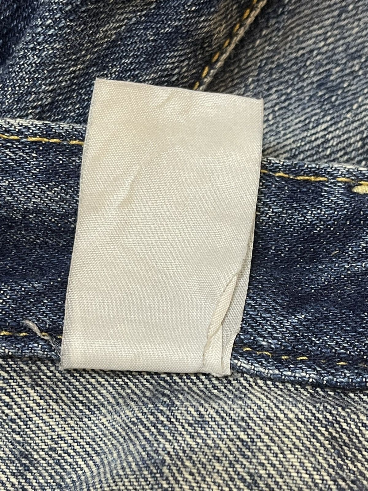 14th Addiction Vintage Japanese Genoese Faded Wash Style Loose Jeans Size US 32 / EU 48 - 11 Thumbnail
