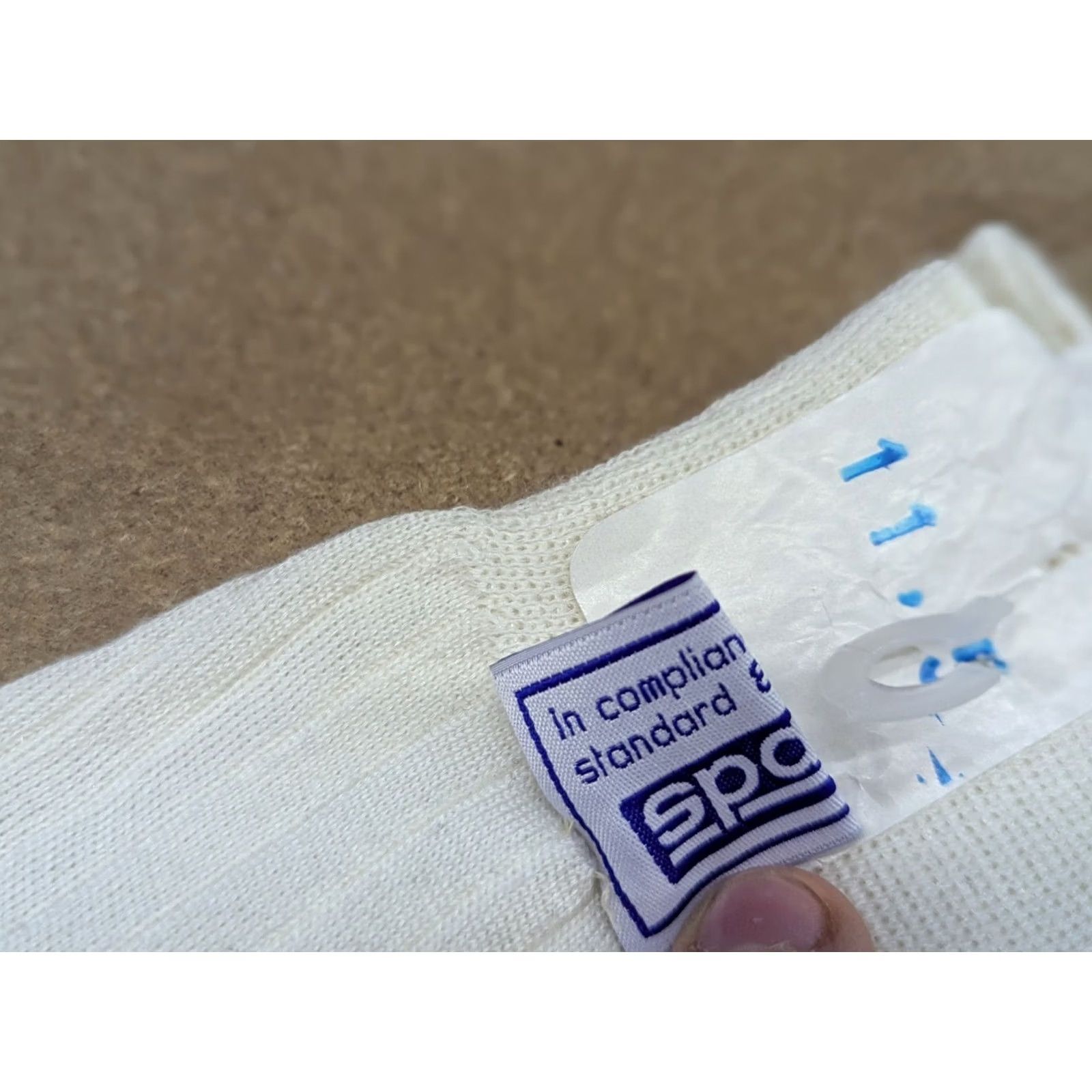 Vintage Sparco Athletic Socks 7.5-11.5 White FIA Flame Resistant Underwear Racing Safety Rally Karting Size ONE SIZE - 4 Thumbnail