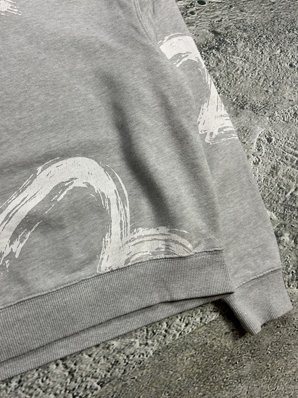 Evisu × Japanese Brand × Vintage Evisu sweatshirt multilogo seagull vintage grey Y2K Size S / US 4 / IT 40 - 12 Thumbnail