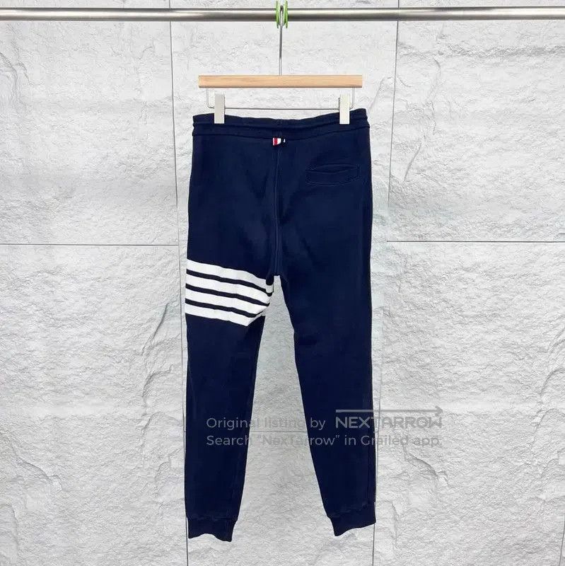Thom Browne Thom Browne Women's Casual Cotton Pants in Navy . Size 28" / US 6 / IT 42 - 2 Thumbnail