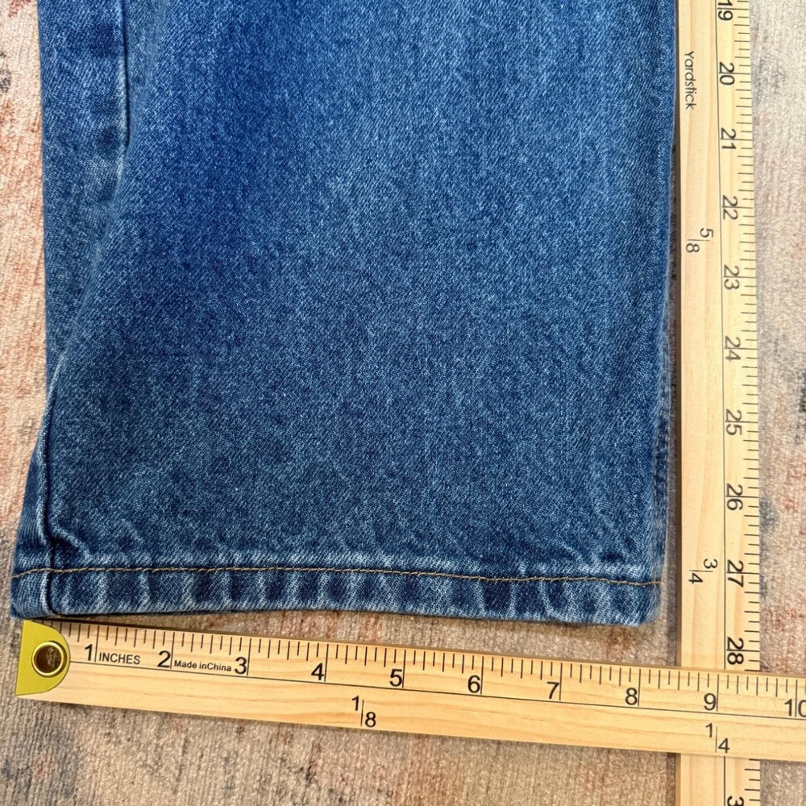 Carhartt Carhartt Men's Relaxed Fit Denim Blue Jeans – 46x28 Size US 44 / EU 60 - 4 Thumbnail