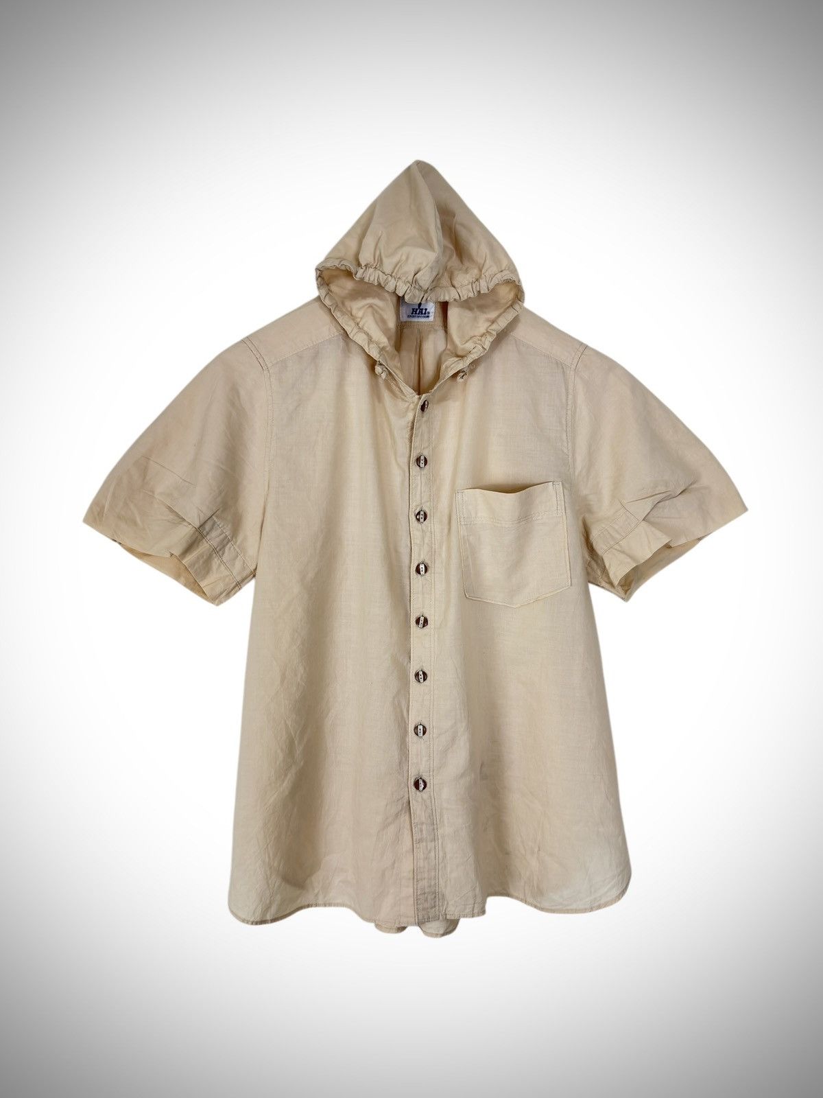 Hai Sporting Gear Vintage HAI SPORTING GEAR - by ISSEY MIYAKE Hoody Shirt Size M / US 6-8 / IT 42-44 - 1 Thumbnail