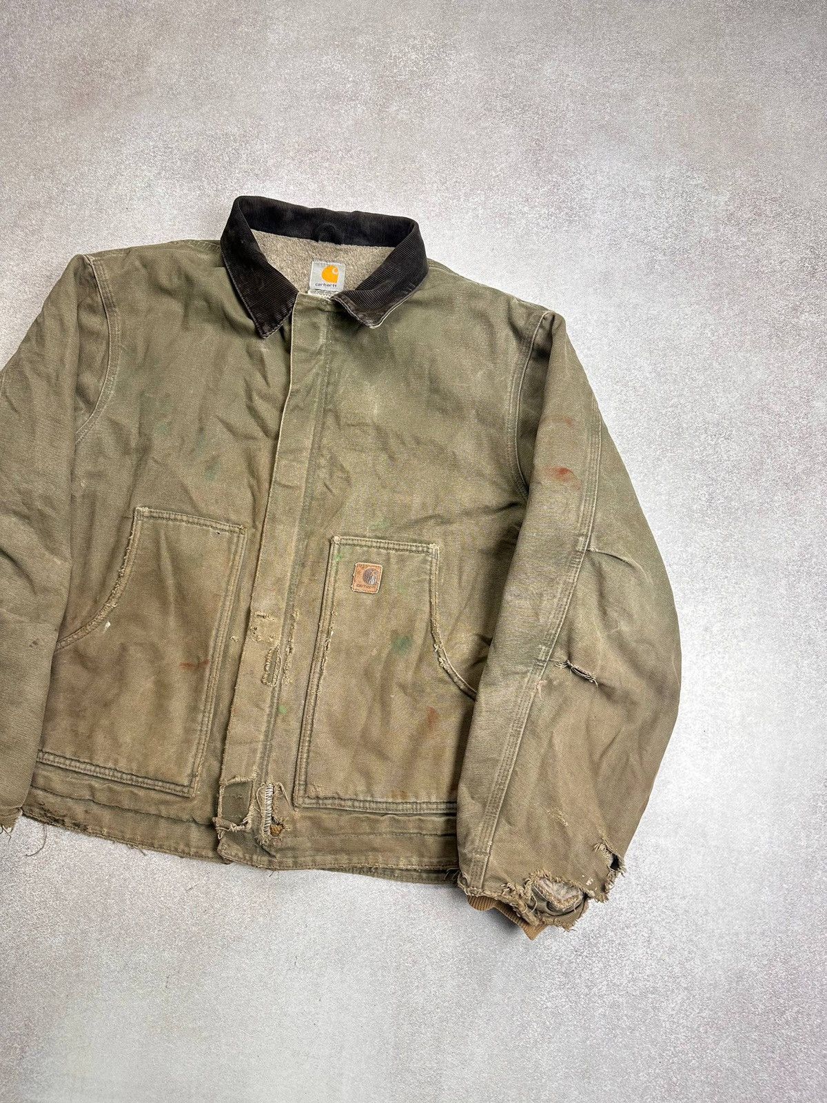 Carhartt Vintage 90s Carhartt Detroit Workwear Jacket XL Size US XL / EU 56 / 4 - 2 Thumbnail