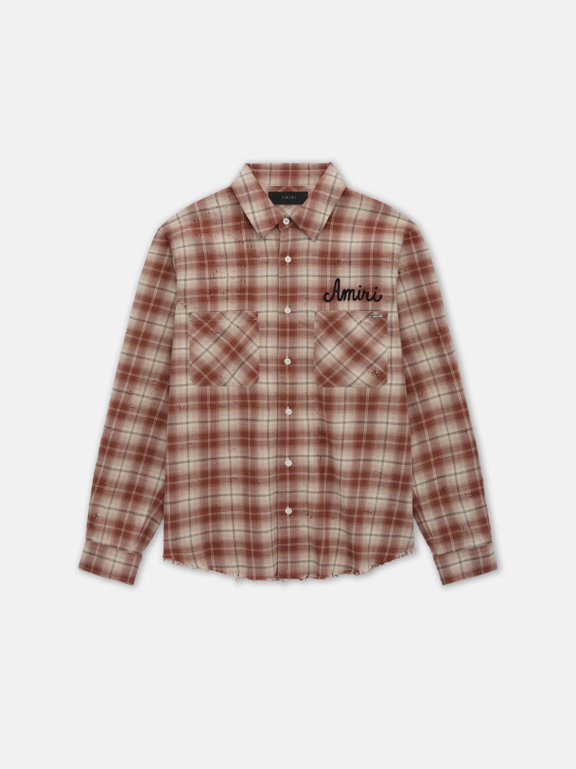 Amiri o1orln1125 Shotgun Flannel Shirt in Multicolor Size US XL / EU 56 / 4 - 1 Thumbnail